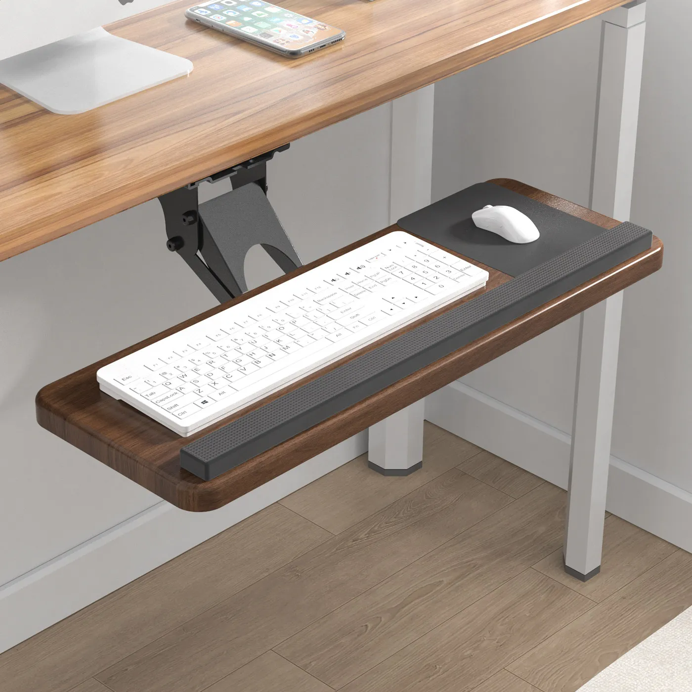 Keyboard Tray Under Desk - 책상 아래 키보드 트레이, 조절 가능한