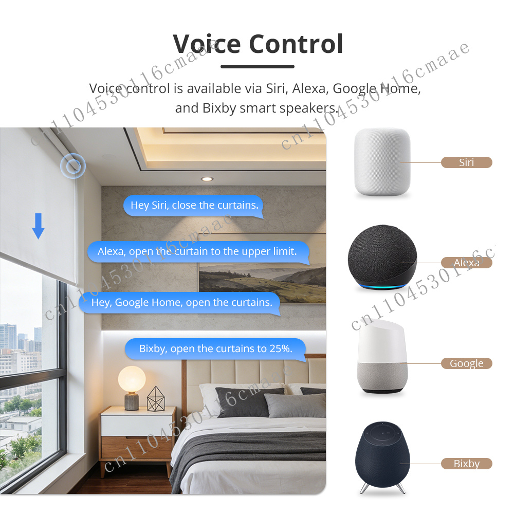 Home Office Google - 고품질 충전식 롤러 셔터 모터, 태양광