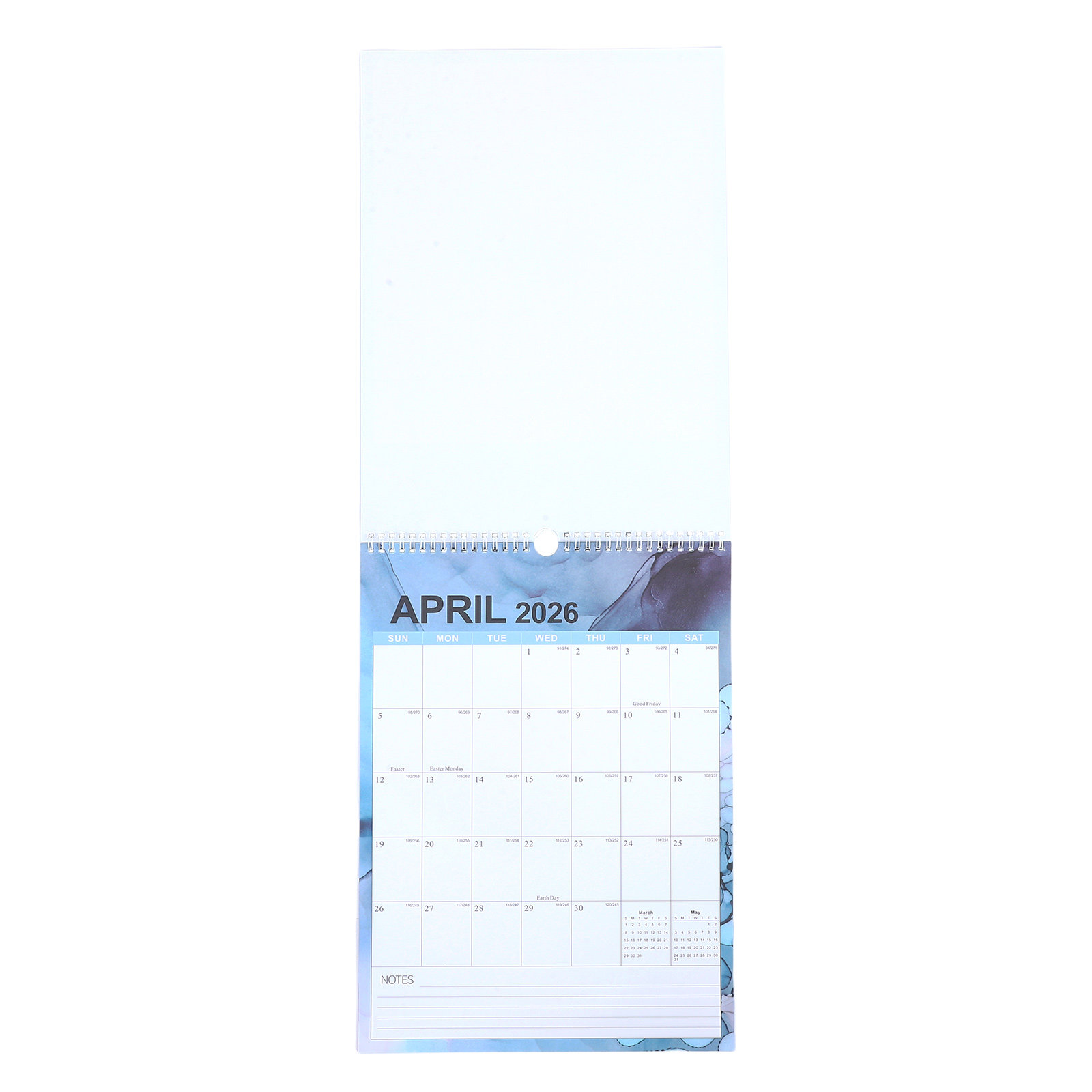 Home Office Holidays 2026 - 2026년 벽걸이 달력, 18개월 분량, 스프링