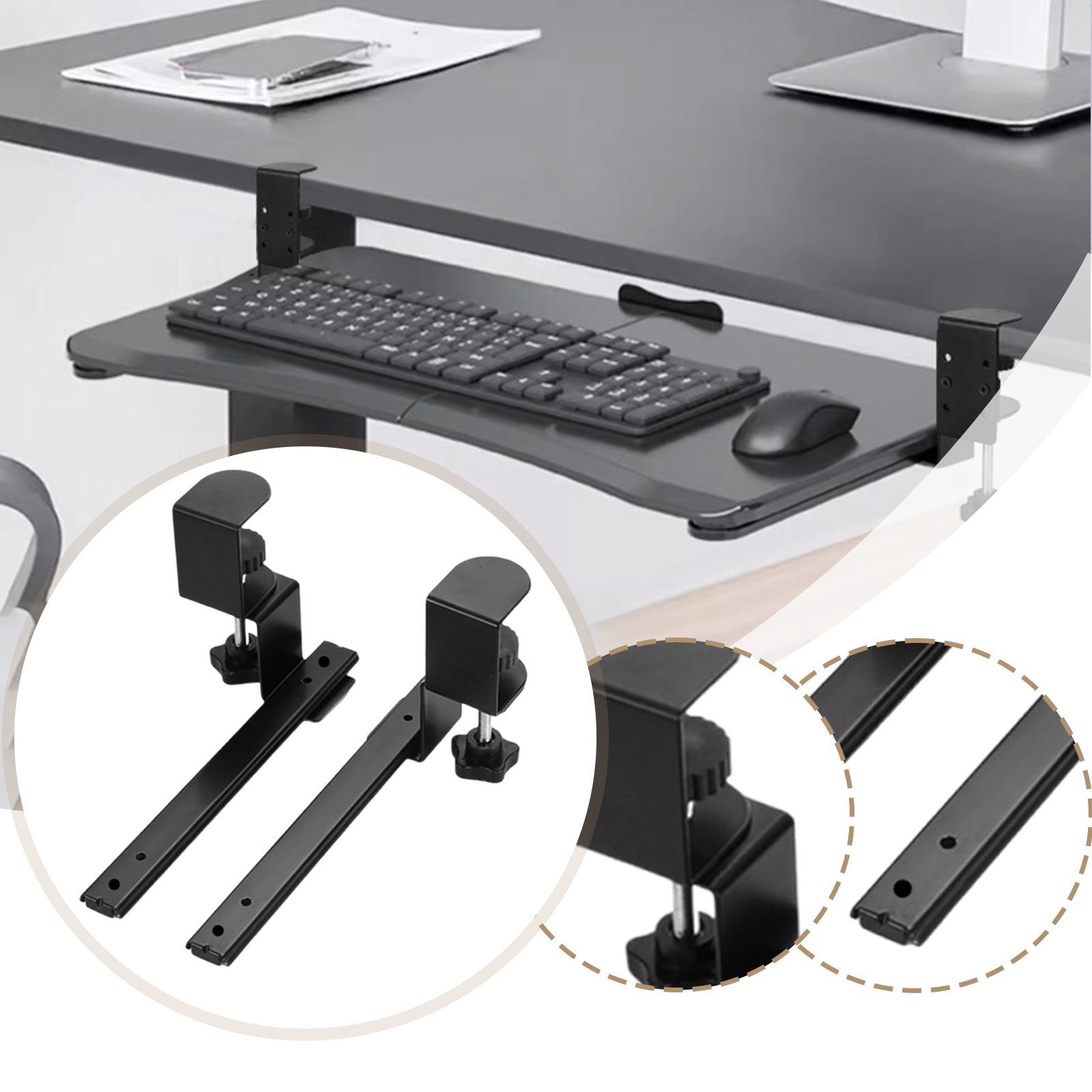 Keyboard Tray Under Desk - 책상 아래 키보드 트레이 슬라이드 사이드