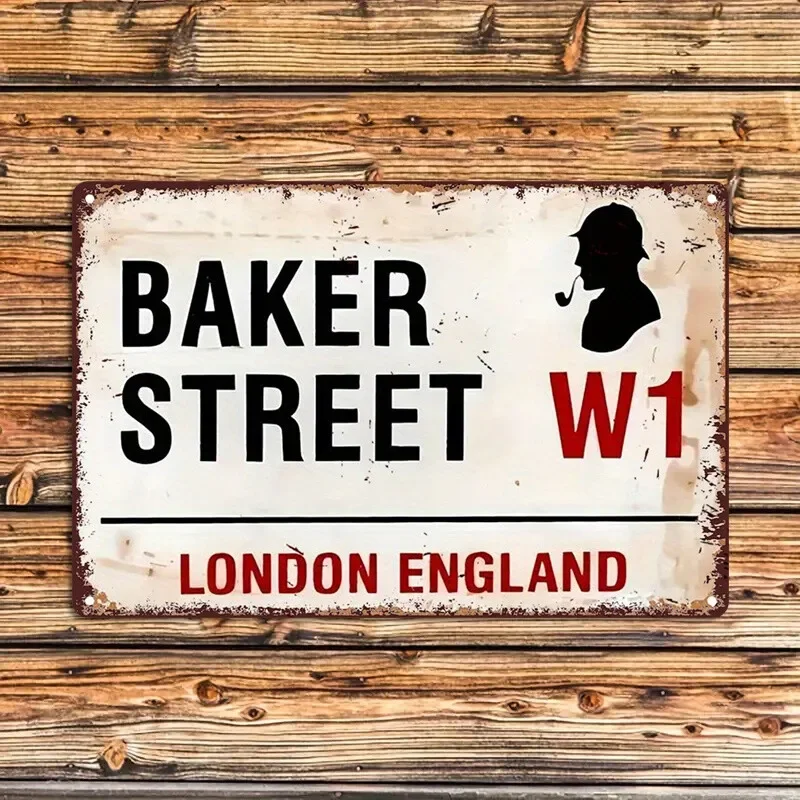 베이커 스트리트 W1 런던 영국 금속 주석 간판 - 2 - Home Office London 리뷰 및 가격