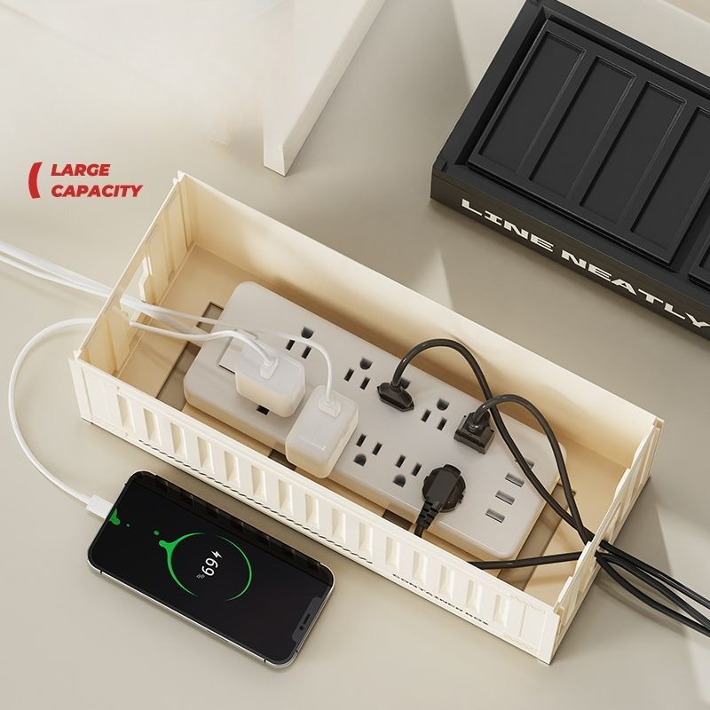 ​ ​ 케이블 정리함 - 멀티 콘센트가 있는 전원 스트 - Power Strip Desk 리뷰 및 가격
