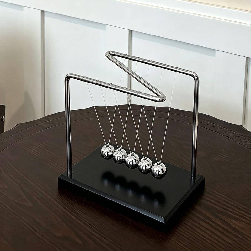 N자형 뉴튼의 요람 균형 진자 과학 물리학 장치 가정  - Home Office Gadgets 리뷰 및 가격