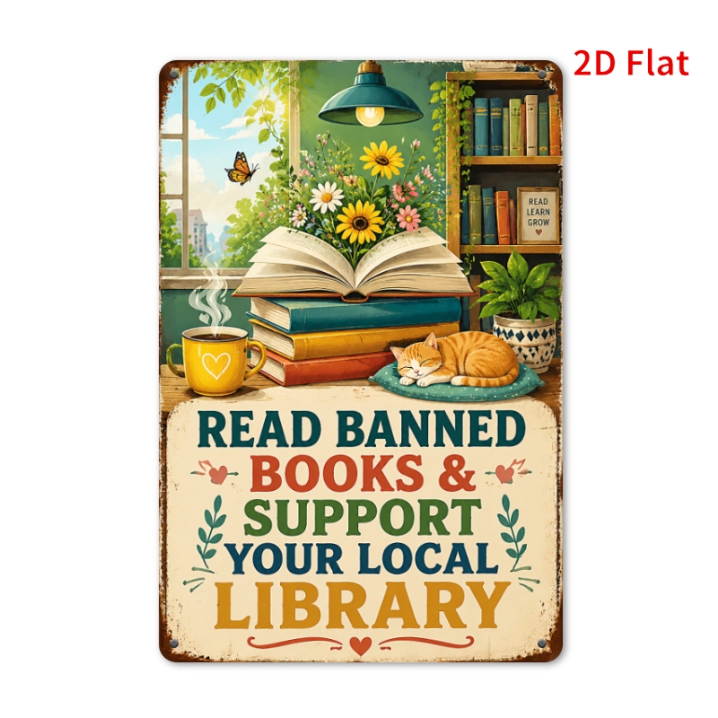 CIFBUY 2D 평면 알루미늄 벽 예술 방수 빈티지  - Home Office And Library 리뷰 및 가격