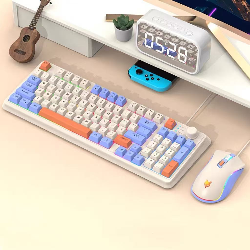 K820 USB 유선 게이밍 키보드 마우스 세트 노트북 - Home Office In Uk 리뷰 및 가격