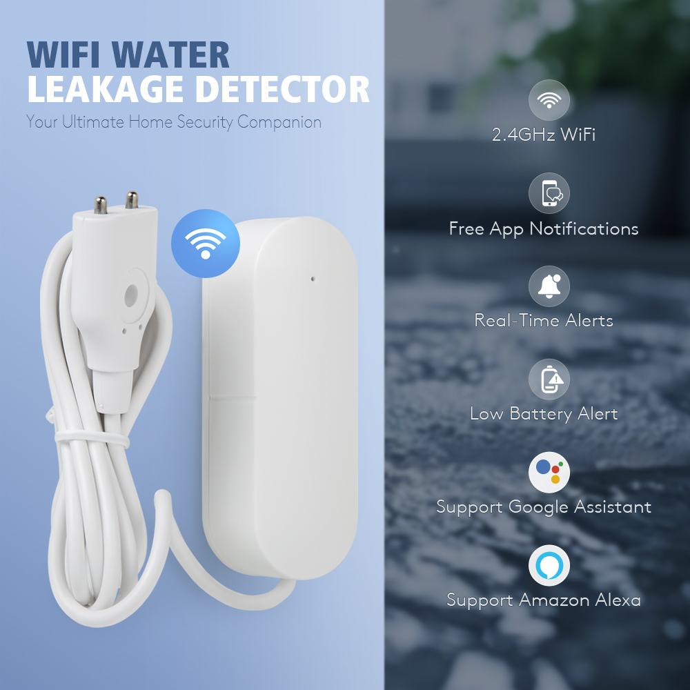 무선 누수 감지기 2.4GHz WIFI Tuyasmar - Home Office Google 리뷰 및 가격