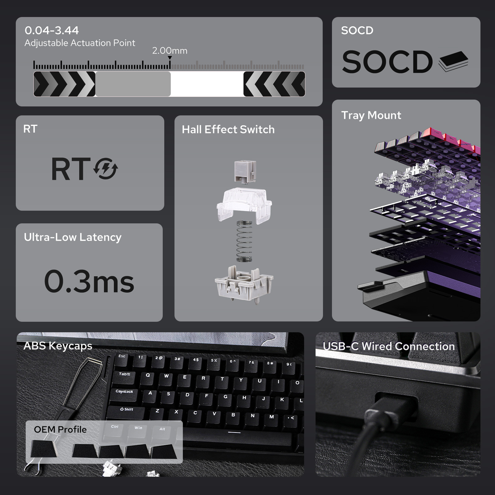 커스텀 AULA WIN60 HE WIN60 HE MAX - Keyboard Tray Under Desk 리뷰 및 가격