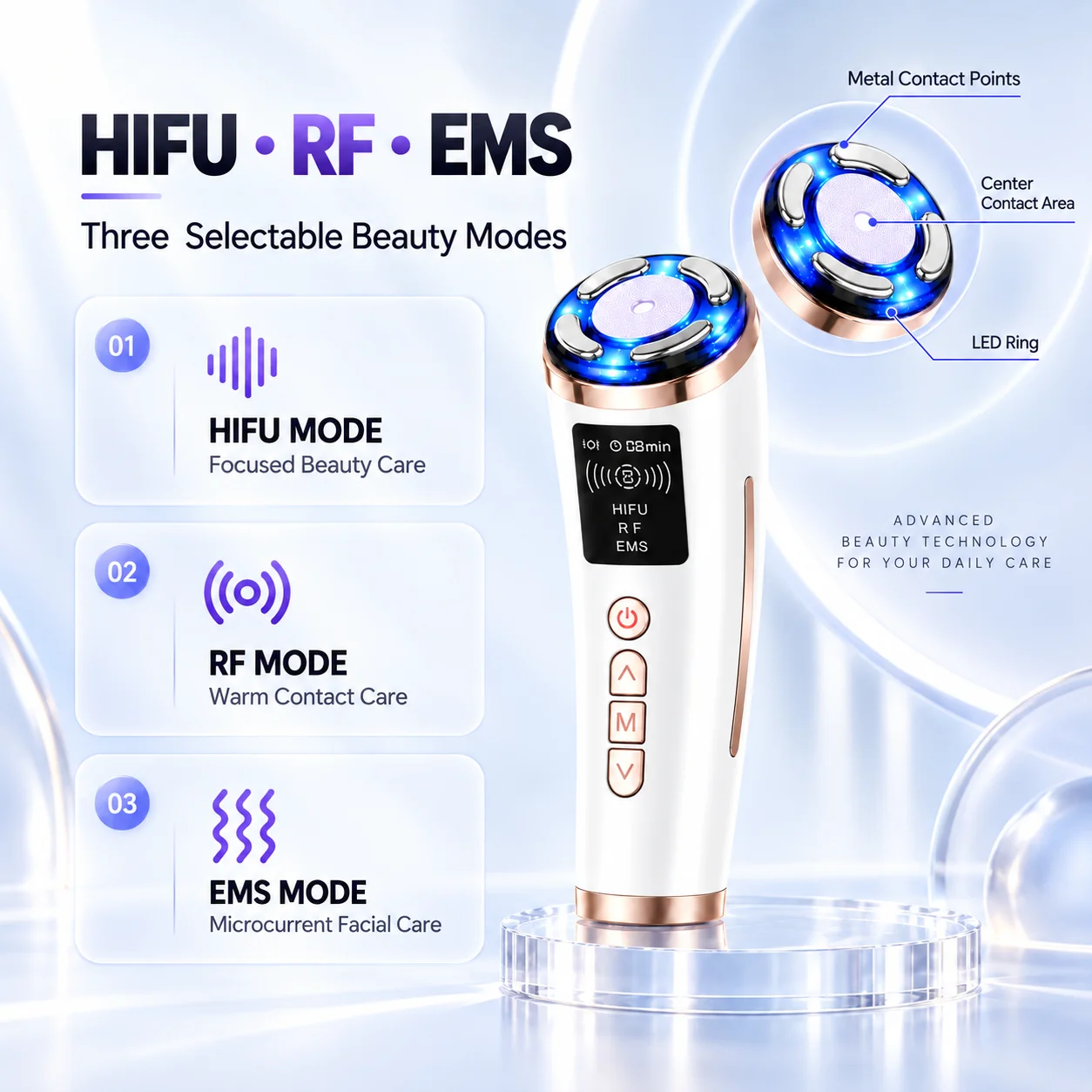 4-in-1 HIFU RF EMS 얼굴 미용 기기, L - Home Office Uk 리뷰 및 가격