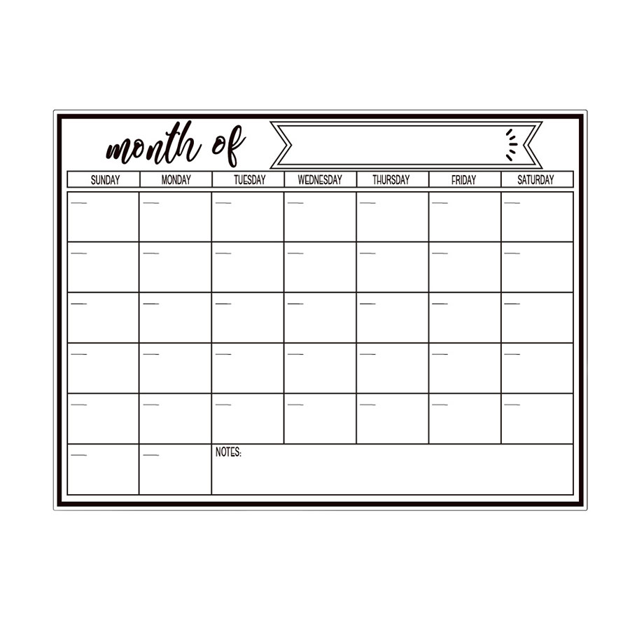 냉장고 자석 화이트보드 스티커, 주간 및 월간 플래너  - Magnetic Calendar Board 리뷰 및 가격