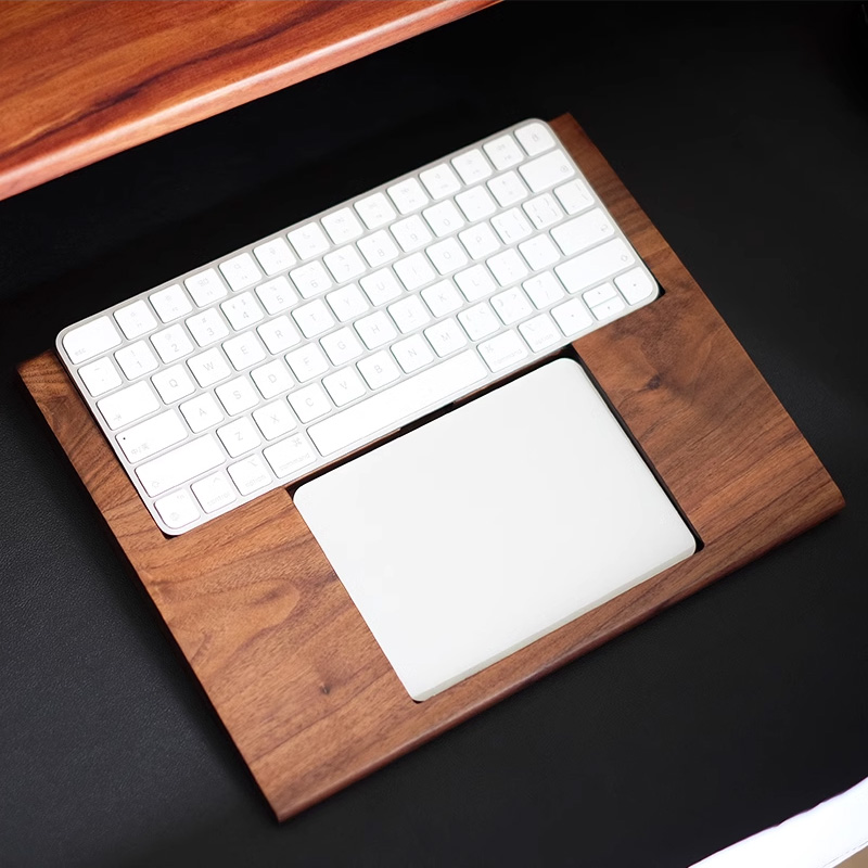 애플 매직 키보드용 2 in 1 월넛 원목 트레이 팜레 - Keyboard Tray Under Desk 리뷰 및 가격