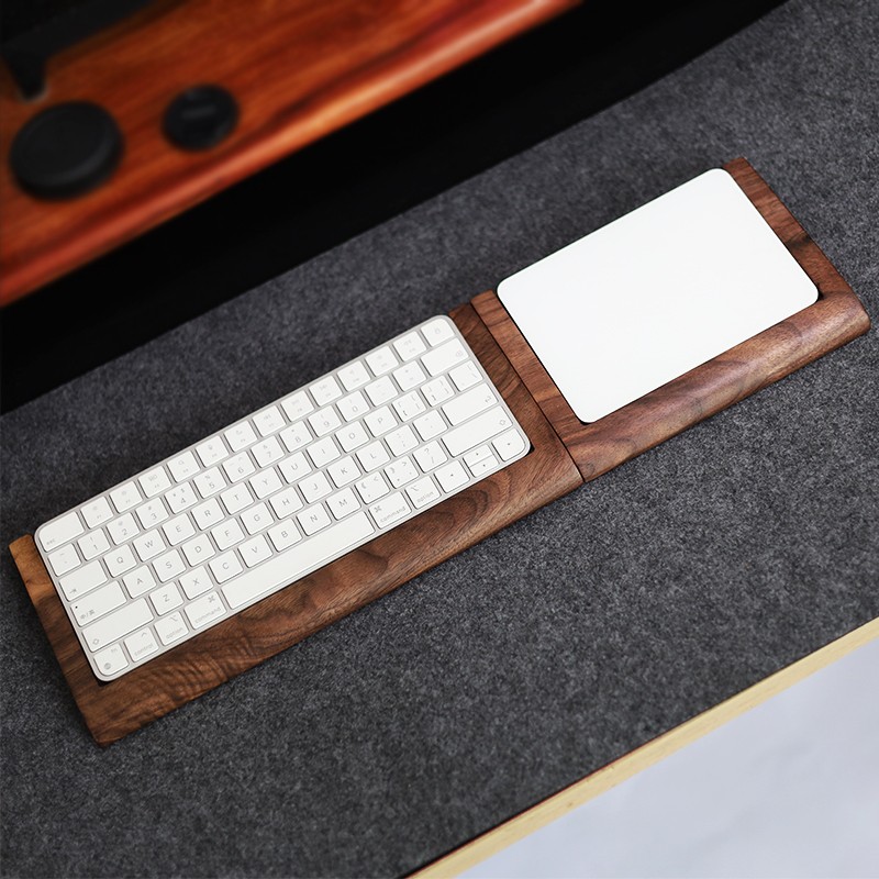 애플 매직 키보드용 2 in 1 월넛 원목 트레이 팜레 - Keyboard Tray Under Desk 리뷰 및 가격