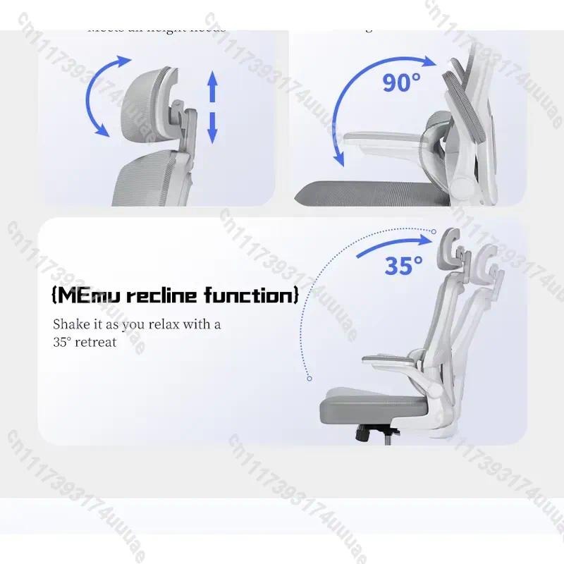현대식 패브릭 사무용 의자, 인체공학적 편안한 책상 의 - Home Office And Library 리뷰 및 가격