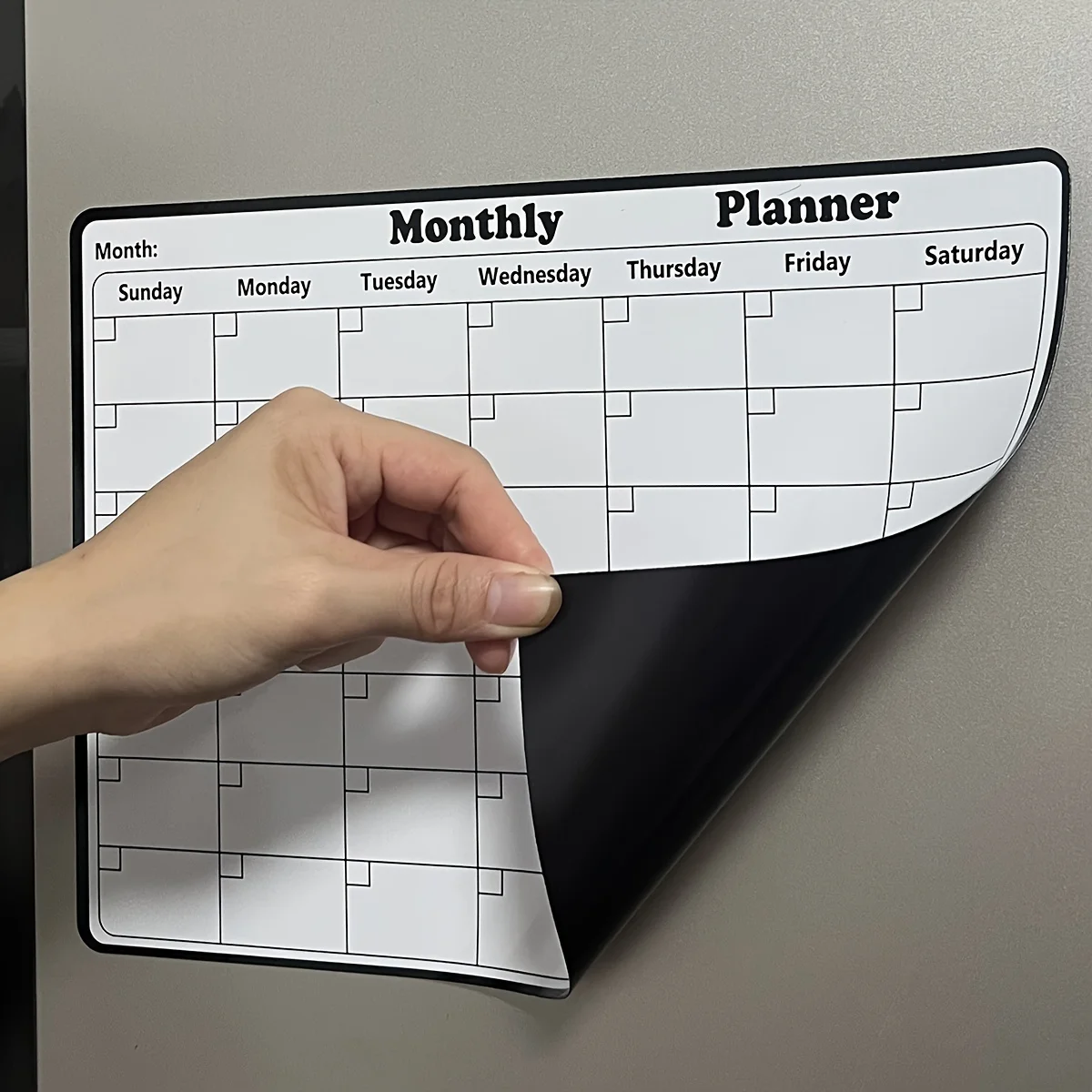 1pc 자기식 냉장고 지울 수 있는 달력, 월간 달력  - Magnetic Calendar Board 리뷰 및 가격