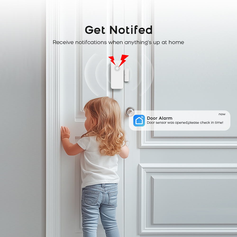 ​ Tuya ZigBee 스마트 도어 윈도우 센서 -  - Home Office Google 리뷰 및 가격