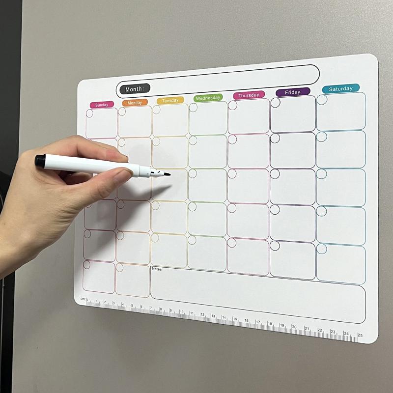 핫세일 자석 냉장고 드라이 이레이저 캘린더 월간 플래너 - Magnetic Calendar Board 리뷰 및 가격