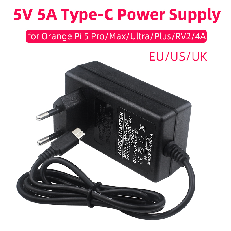 Orange Pi 5V 5A 전원 공급 장치 Type- - Home Office Uk 리뷰 및 가격